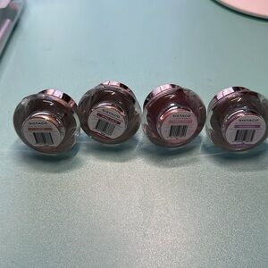 Sistaco nail powders Latte, Rose Gold, Bohemian, and Flamingo